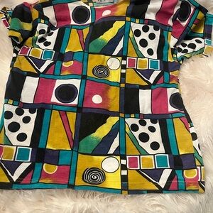 Colorful Geometric wye oaks funky shirt !